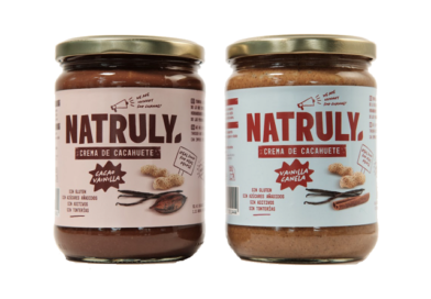 Natruly lanza nuevos sabores para su crema de cacahuete