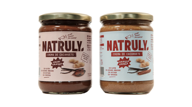 Natruly lanza nuevos sabores para su crema de cacahuete
