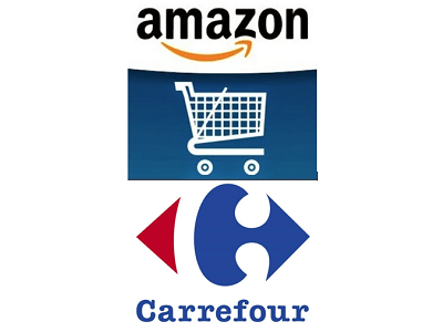 Amazon y Carrefour aglutinan el 40% de las compras online en España