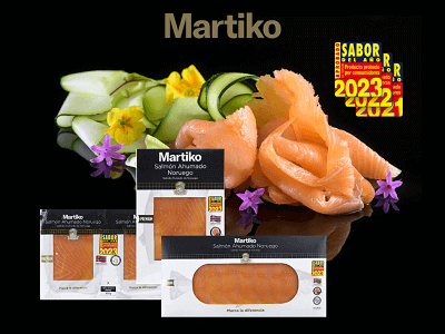 La gama de salmón ahumado Premium de Martiko, seleccionada como “Sabor del Año 2023”