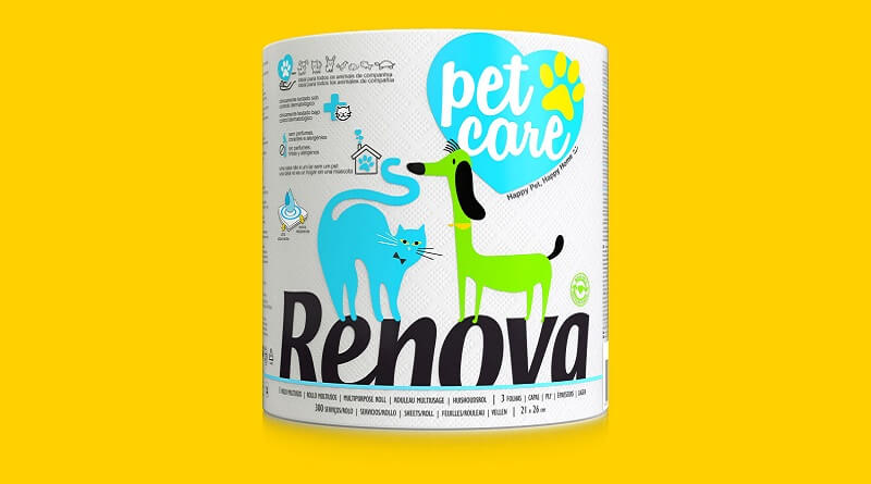 Renova entra en el segmento Pet Care con un producto específico para mascotas