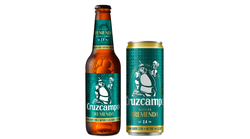 Cruzcampo lanza su nueva cerveza 'Tremenda' con la mitad de alcohol