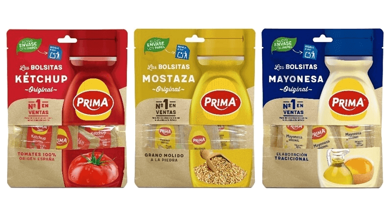 Salsas Prima lanza sus nuevos envases