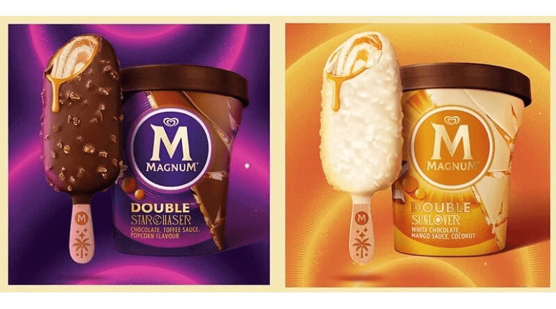 Magnum presenta dos nuevos helados: Magnum Double Sunlover y Magnum Double Starchaser