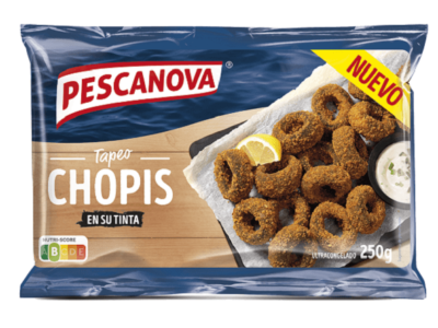 Pescanova amplía su gama “Tapeo” con los nuevos Chopis en su tinta
