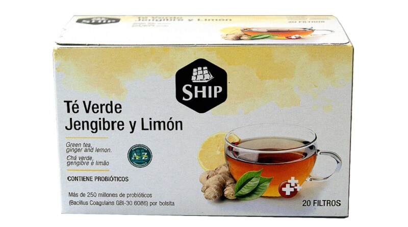 Ship, la marca de infusiones de Azaconsa, lanza un té verde con jengibre, limón y probióticos