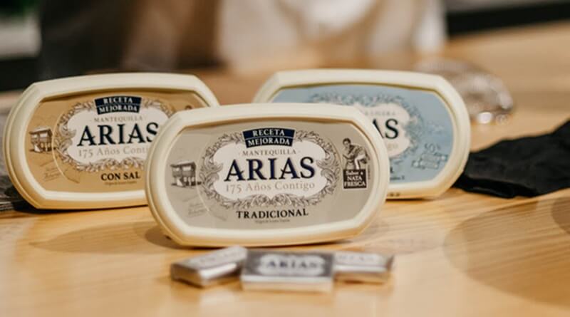Mantequerías Arias celebra su 175 aniversario con nueva imagen y receta de su mantequilla