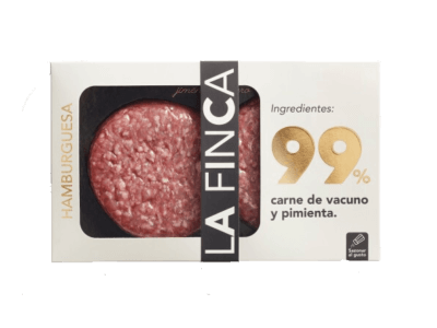 Nueva Hamburguesa 99% carne de vacuno de La Finca Jiménez Barbero