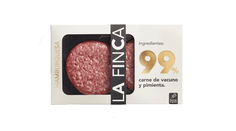 Nueva Hamburguesa 99% carne de vacuno de La Finca Jiménez Barbero