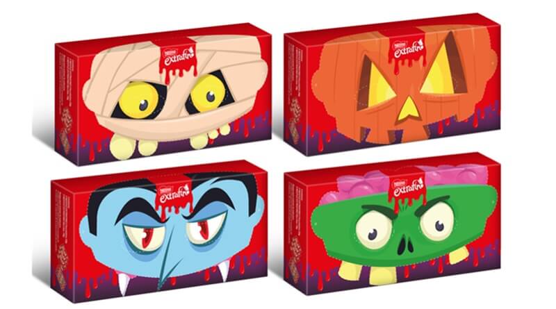 Vive el Halloween más terrorífico con KitKat y Nestlé Extrafino