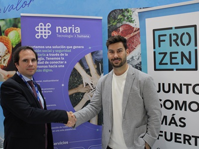 Naria y Frozen España firman una alianza para un futuro sostenible y solidario en el sector de alimentos congelados