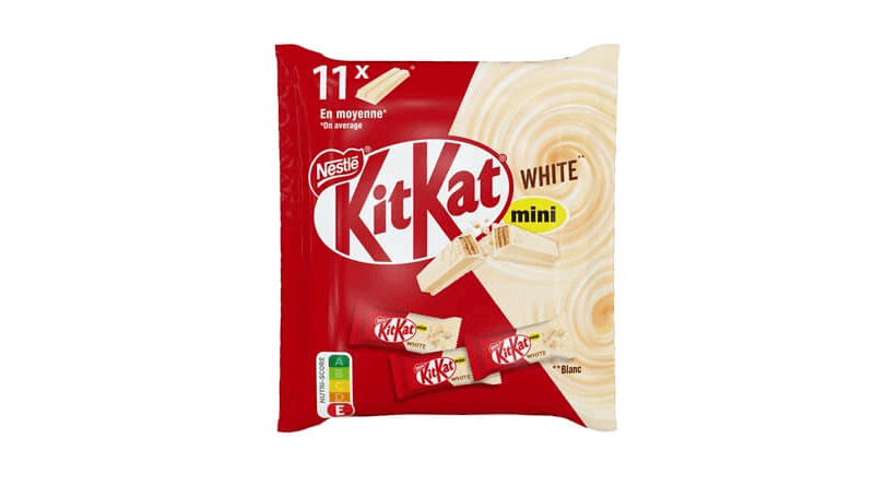Descubre el dulce placer del nuevo KitKat mini blanco!