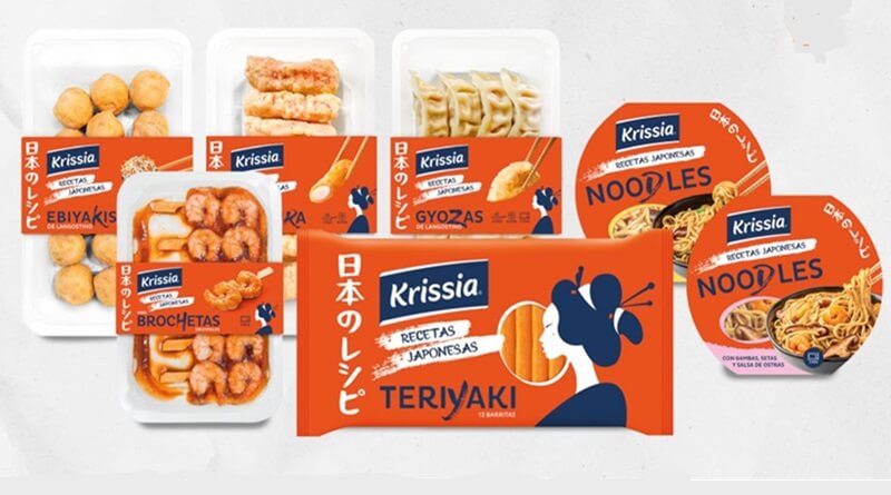 Krissia® lanza su nueva gama de productos "Recetas Japonesas"