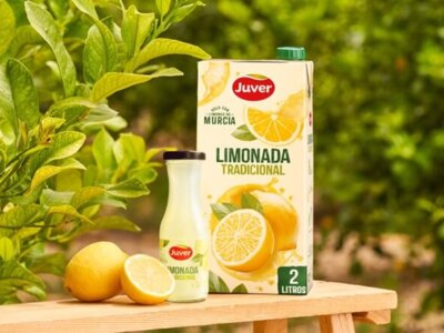 Zumos Juver lanza un nuevo etiquetado que destaca el origen murciano de sus limones