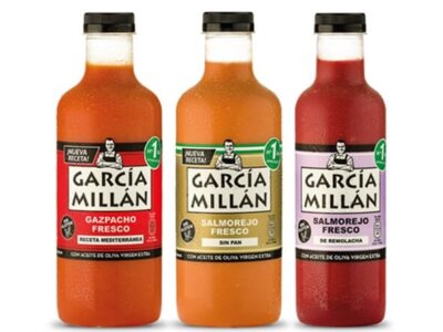 García Millán amplia su gama de gazpachos y salmorejos