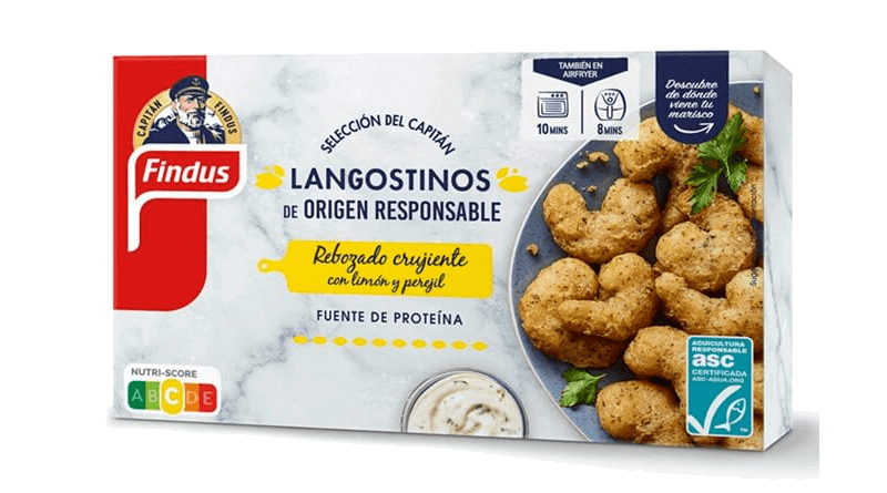 LANGOSTINOS REBOZADOS CRUJIENTES, LA GRAN APUESTA DEL CAPITÁN FINDUS