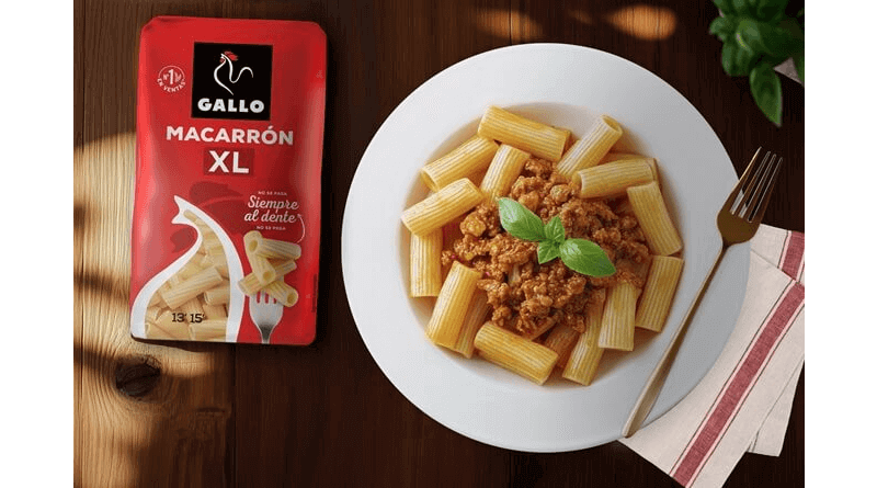 Grupo Gallo amplía su gama de pasta clásica con el nuevo Macarrón XL