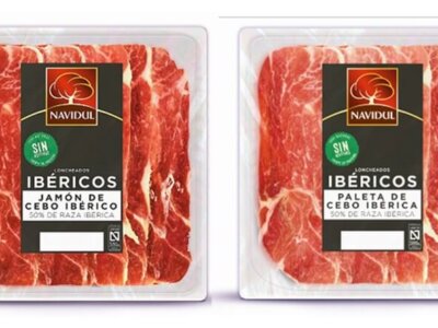 Navidul estrena formato para sus loncheados de jamón y paleta ibérico