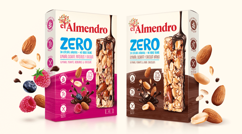 El Almendro lanza su primera gama de barritas ZERO sin azúcares añadidos