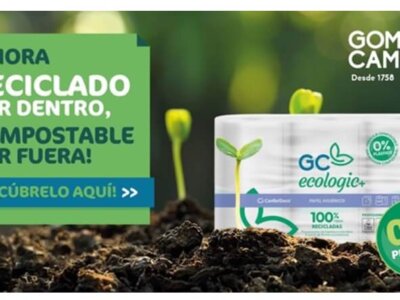 Gomà-Camps presenta su papel higiénico doméstico 100% reciclado