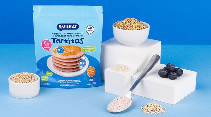 SMILEAT lanza el primer preparado de tortitas para peques