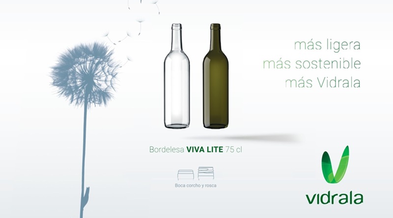 Vidrala presenta la botella BD VIVA LITE 75 CL: más ligera y sostenible