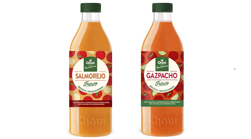 Choví presenta su Gazpacho y Salmorejo Fresco