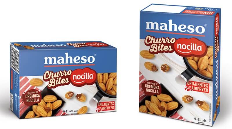 Maheso se alía con Nocilla para lanzar Churro bites