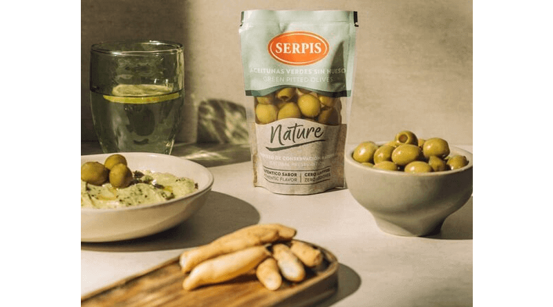 Serpis Nature, la nueva gama de aceitunas en bolsa sin aditivos de Cándido Miró