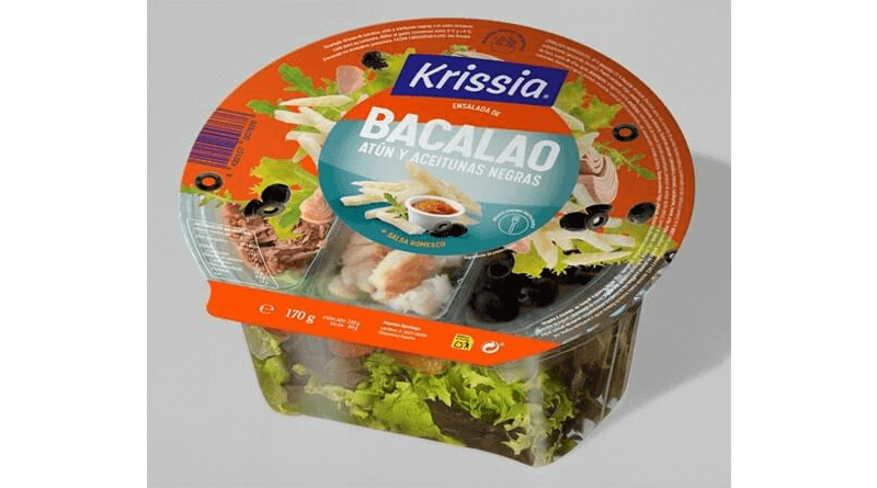 Krissia presenta su nueva gama de ensaladas con productos del mar