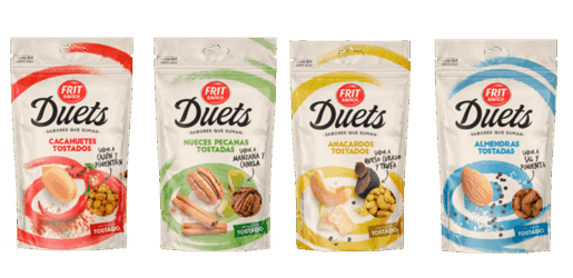 Duets, la nueva marca de Frutos Secos tostados y saborizados de Frit Ravich