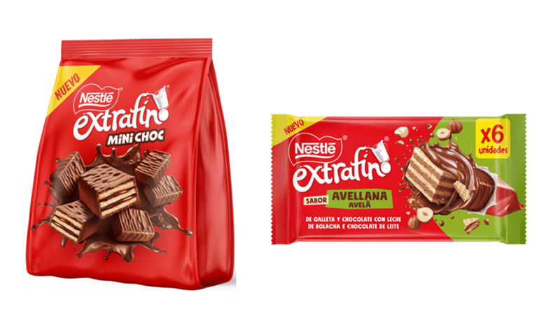 Nuevas barritas de Nestlé Extrafino: Mini Choc y sabor Avellana