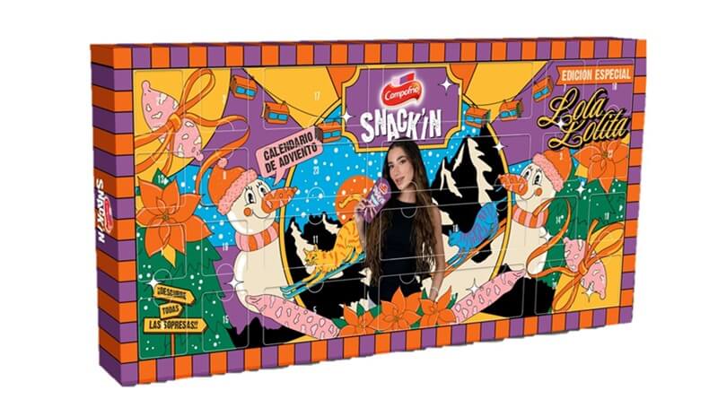 Campofrío lanza su calendario de adviento de Snack ’In