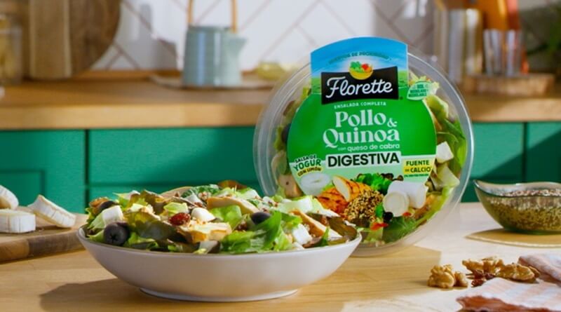 Florette lanza la Ensalada Completa Pollo y Quinoa Digestiva