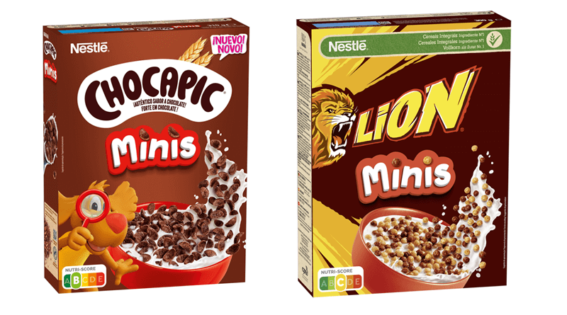 Nestlé lanza Chocapic y Lion en versión mini